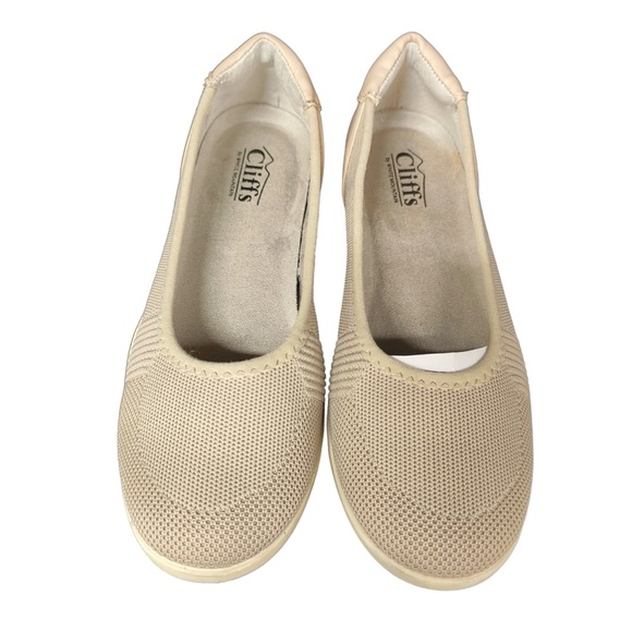 Cliffs by White Mountain Size 7M Beige Pavlina Women's Comfort Flats - Picture 3 of 6